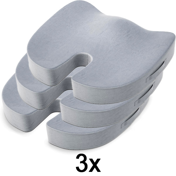 3x Almofada para cadeira ergonómica | MAXICOMFORT